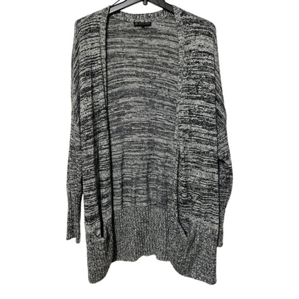 Love & Legend Cardigan Long Sleeve Grey Heathered Pockets Wool Blend Size 3X